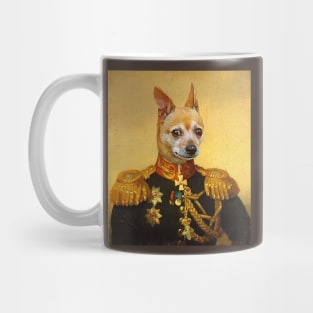 Chiuahuah Military Portrait Mug